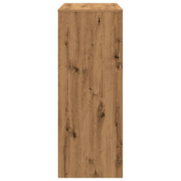 Berkfield Bar Table With Racks Artisan Oak 90X40X103.5 Cm Engineered Wood - thumbnail 5