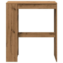 Berkfield Bar Table With Racks Artisan Oak 90X40X103.5 Cm Engineered Wood - thumbnail 4