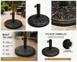 Aamen Rustic Wooden Barrel Planter 38Cm, With Drainage Hole - thumbnail 3