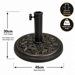 Aamen Rustic Wooden Barrel Planter 38Cm, With Drainage Hole - thumbnail 2