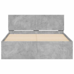 Walplus Engineered Wood Bed Frame With Headboard Rgb Led Lights And Slatted Base For Bedroom - thumbnail 7