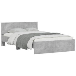 Walplus Engineered Wood Bed Frame With Headboard Rgb Led Lights And Slatted Base For Bedroom - thumbnail 5
