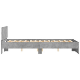 Walplus Engineered Wood Bed Frame With Headboard Rgb Led Lights And Slatted Base For Bedroom - thumbnail 8