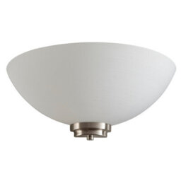 Anson Lighting Ellscott Wall Light Finished In Satin Chrome Plate And White Glass - thumbnail 7