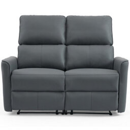 More4Homes Madrid 2+3 Seater Manual Recliner Air Leather Sofa Set (Grey) - thumbnail 3