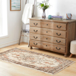 Ameha Cashmere Rug Bedroom Area Floor Mat Super Soft Kitchen Floor Vintage Rugs (Timeless,80X150 Cm) - thumbnail 8
