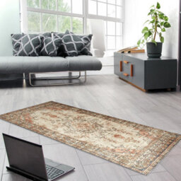 Ameha Cashmere Rug Bedroom Area Floor Mat Super Soft Kitchen Floor Vintage Rugs (Timeless,80X150 Cm) - thumbnail 9