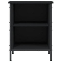 Berkfield Shoe Cabinet Black 38X35X50 Cm Engineered Wood - thumbnail 4