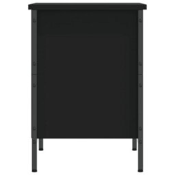 Berkfield Shoe Cabinet Black 38X35X50 Cm Engineered Wood - thumbnail 5