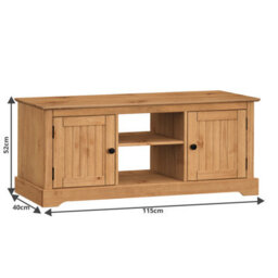 Mercers Furniture Country Antique 2 Door Media Unit - thumbnail 4