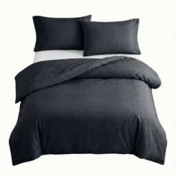 Ameha Duvet 13.5 Tog With Charcoal Duvet Cover & Matching Pillowcases, Breathable, Bedding Set, Single 135X200Cm - thumbnail 5