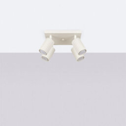 Luminosa Lighting Luminosa Karbon Minimalist Ceiling Spotlight Cluster 4 Light Beige - thumbnail 2