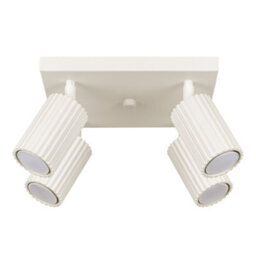 Luminosa Lighting Luminosa Karbon Minimalist Ceiling Spotlight Cluster 4 Light Beige - thumbnail 1