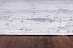 Styra Modern Grunge Abstract Area Rugs Silver 160X230 Cm - thumbnail 2