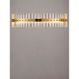 Luminosa Lighting Luminosa Kezo 60Cm Pendant Ceiling Light Platinum Gold Triac Dimmable Led 45W 2700Lm 3500K - thumbnail 8