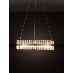 Luminosa Lighting Luminosa Kezo 60Cm Pendant Ceiling Light Platinum Gold Triac Dimmable Led 45W 2700Lm 3500K - thumbnail 6