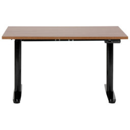 Beliani Electric Adjustable Standing Desk Destinas Brown/ Black 120 Cm 72 Cm - thumbnail 5