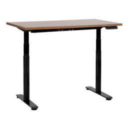Beliani Electric Adjustable Standing Desk Destinas 120 Cm 72 Cm Brown/ Black