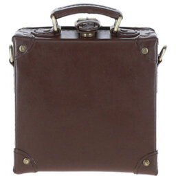 Ashwood Leather Trinket Box Brown-(L) 18.5 Cm X (H) 18.5 Cm X (W) 10 Cm - thumbnail 4