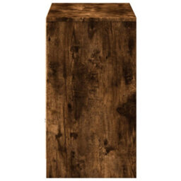 Berkfield Sturdy Tv Cabinet With Led Smoked Oak 91X34X61 Cm Engineered Wood - thumbnail 7