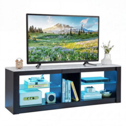 Modern Entertainment Center Led Gaming Tv Console Table - thumbnail 1
