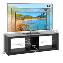 Modern Entertainment Center Led Gaming Tv Console Table - thumbnail 2