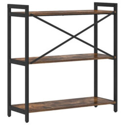 Berkfield Modern Bookcase Smoked Oak 80 X 30 X 83 Cm Engineered Wood - thumbnail 7