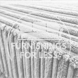 Furnishings For Less UK Bishop Silver U Shaped Soft Fabric Jumbo Cord Detachable 5 Seater Large Sofa - thumbnail 3
