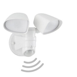 Telefunken White Dual Head Led Outdoor Wall Light Motion Sensor - thumbnail 2