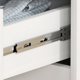 Homcom 4 Drawer Chest Of Drawers For Bedroom, 60 X 40 X 85Cm, White - thumbnail 9