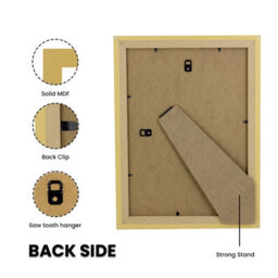 "AK Frames 11X8.5"" Mustard Yellow Poster Frame - Modern Picture Frame For Wall Art, Prints And Photos - Durable And Stylish Display Frame" - thumbnail 2