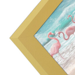 "AK Frames 11X8.5"" Mustard Yellow Poster Frame - Modern Picture Frame For Wall Art, Prints And Photos - Durable And Stylish Display Frame" - thumbnail 7