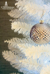 Christmas Tree World The Pre-Lit 8Ft/240Cm White Italian Pencilimo Christmas Tree - thumbnail 3