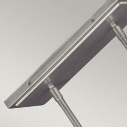Feiss Kenney 5 Light Island Chandelier Modern Ceiling Pendant In Sunrise Silver Finish, E27,height Adjustable, Dimmable Compatible - thumbnail 2