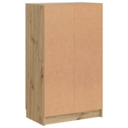 Walplus Shoe Cabinet Artisian Oak 59X35X100.5 Cm Engineered Wood - thumbnail 7