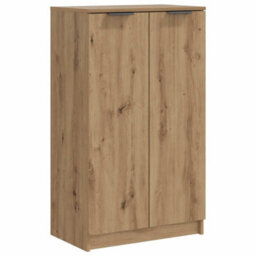Walplus Shoe Cabinet Artisian Oak 59X35X100.5 Cm Engineered Wood - thumbnail 2