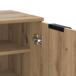 Walplus Shoe Cabinet Artisian Oak 59X35X100.5 Cm Engineered Wood - thumbnail 8