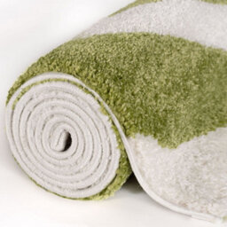 The Rugs Joli Green And White Wavy Rug Soft Dense Pile Easy To Clean And Pet Friendly For Living Rooms And Bedrooms - thumbnail 7