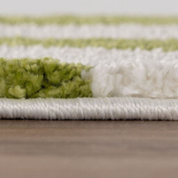 The Rugs Joli Green And White Wavy Rug Soft Dense Pile Easy To Clean And Pet Friendly For Living Rooms And Bedrooms - thumbnail 3