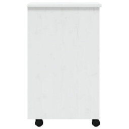 Vidaxl Rolling Cabinet With Drawers Moss White Solid Wood Pine Rolling Cabinets - thumbnail 5