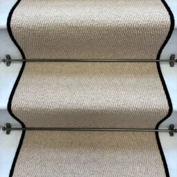 RainbowHome Kalahari Caramel Stair Runner Loop Pile With 100% Wool Edge 50 600 - thumbnail 2