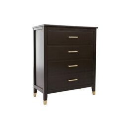 Palazzi 4 Drawer Chest Of Drawers Black - thumbnail 2