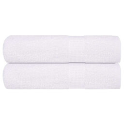 Berkfield Hand Towels 2 Pcs White 50X100 Cm 360 Gsm 100% Cotton