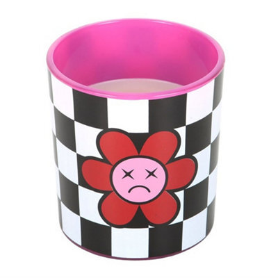 Something Different Coconut Rose Sad Flower Scented Candle White/pink/black (One Size) - image 1