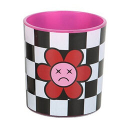 Something Different Coconut Rose Sad Flower Scented Candle White/pink/black (One Size) - thumbnail 2