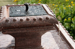 Primrose Pizzaro Solar Bird Bath Water Feature With Lights 80Cm - thumbnail 4