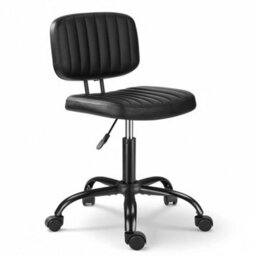 360 Swivel Adjustable Round Stool Salon Office Workshop Chair - thumbnail 4