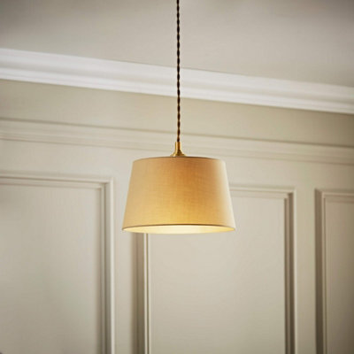Valuelights Aspen Small Natural Tapered Ceiling Lamp Shade (D)25Cm - image 1