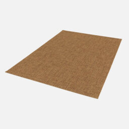 Sweeek - Jute-Effect Indoor/outdoor Rug In Caramel Oliver 170X120X1 Cm - thumbnail 2