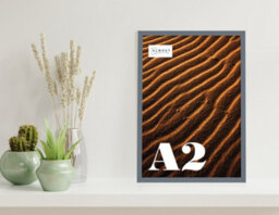 A2 Grey Picture Frame Fits A2 (42 X 59.4Cm - 16.5 X 23.4In) Poster, Photo, Artwork, Or Print. - thumbnail 4